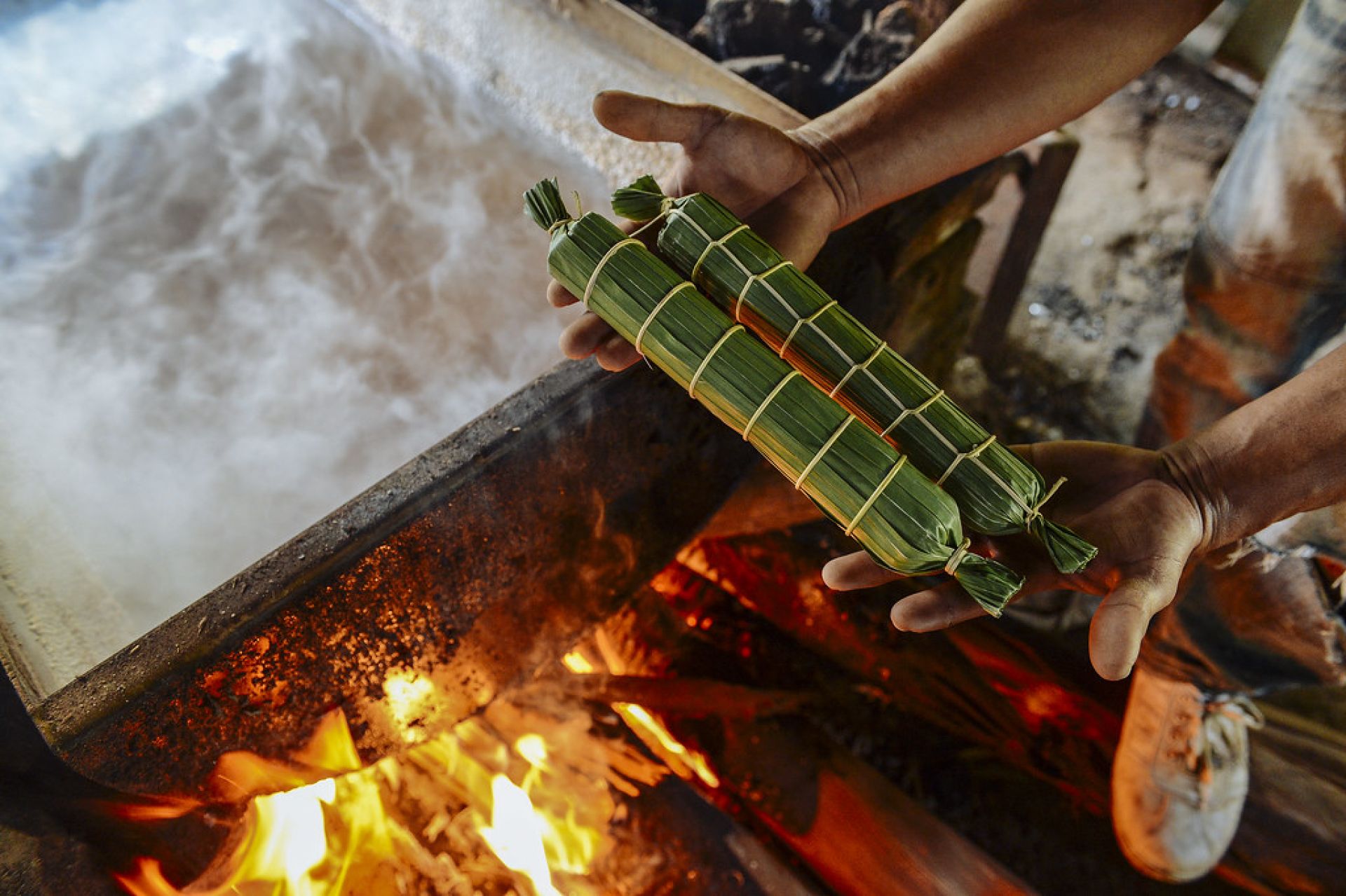 Traditional Tube Wrapped Bario Spring Salt